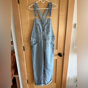 Free People Ziggy Denim overalls, M, Bleu Moon